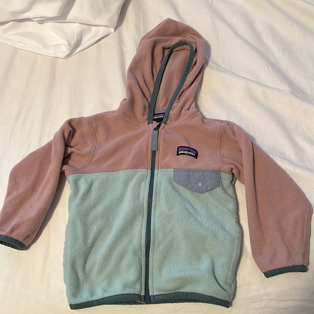 Patagonia fleece jacket size 12-18 months
